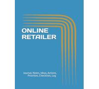 ONLINE RETAILER: Journal, Notes, Ideas, Actions, Priorities, Checklists, Log | Tool for Daily Goal Setting Tracker | Time Management | Performance ... Journal Office Book Gifts for Meetings