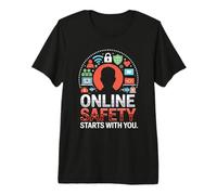 Online Safety Starts with You Internet Security Awareness Premium T-Shirt