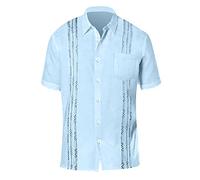 Online Shopping Summer T Shirt for Men UK Short Sleeved Button Up Henley Loose Fit Cotton Plain T-Shirt Elegant Lightweight Top Yoga 2025 Blouses Formal Daily Basic Streetwear