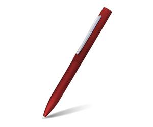 ONLINE twist ballpen OCTOPEN I metal pen red I replaceable large capacity refill I writing colour blue, indelible I gift idea