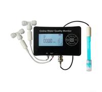 Online Water Quality Tester Multi-Parameter pH Temp Monitor for Swimming Pool Spa Aquarium Hydroponics Industrial Use(B)