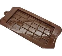 Onlineforu LTD Bar Shape Silicone Chocolate Mould - Break Apart Candy Mould for DIY Chocolate, Protein & Energy Bars, Non-Stick Food Grade Silicone Baking Mould, Easy Release, Oven Safe