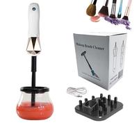 Onlineforu LTD Electric Makeup Brush Cleaner & Dryer Machine - USB Rechargeable, Fast-Drying Spin Cleaner for All Cosmetic Brushes - Deep Clean & Dry in Seconds