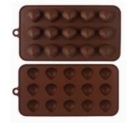 Onlineforu LTD Shell Shape Silicone Chocolate Mould - Non-Stick Flexible Baking Tray for Candy, Wax Melts, Jelly, Ice, Mini Cakes - BPA-Free, Reusable, Oven & Dishwasher Safe