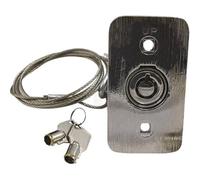 OnlineGarageDoorSpares Garage Door External Emergency Release Device - Round Flat Key Type with 3' Cable
