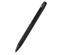 Onlinen Hexagon Stylus Ballpoint Pen Black Hexagonal Aluminium Ballpoint Pen Replaceable D1 Refill Blue Ink Colour Pen with Stylus Pen Pack of 1