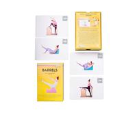 OnlinePilatesClasses Pilates Barrels Flashcards, Deck Cards Set with Video Tutorial for Spine Corrector, Ladder Barrel, Small Barrel & C-Shaper Exercise, Home Gym Workout, Barrel Arc Not Included