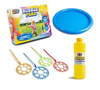 OnlineStreet Bubble Pond Kit with 4 Wands and 1 Bubble Solution to make Giant Balloons - Outdoor/Garden Playing Equipment/Toy for Children/Kids Aged More than 5 Years