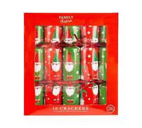 OnlineStreet - Christmas Party Crackers for Loved Ones - Family Crackers with Novelty Gifts | Pack of 10 Christmas Crackers in Assorted Colors & Designs, Xmas Gift (A Gonks Christmas)