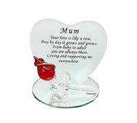 OnlineStreet Mum Gift Glass Plaque Ideas for Mummy Mom Mother Birthday Anniversary Mothers day Christmas Xmas Presents