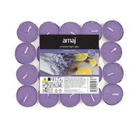 OnlineStreet Scented Tealight Votive Candles Pack - Assorted Refreshing Fragrances with 150 Hours Burning Time (Lemon Lavender - Pack of 20)