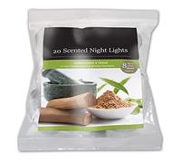 OnlineStreet Scented Tealight Votive Candles Pack - Wax Tarts in Different Assorted Refreshing Fragrances with 8 Hours Burning Time (Sandalwood & Cedar)