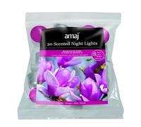 OnlineStreet Scented Tealight Votive Candles Pack - Wax Tarts in Different Assorted Refreshing Fragrances with 8 Hours Burning Time (Magnolia Blooms)
