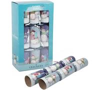 OnlineStreet - Snowman Christmas Crackers | Pack of 6 Crackers with Novelty Gifts | Decoration Pack Party Crackers, Xmas Gift (The Snowman B4E)