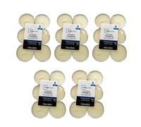 OnlineStreet Tealight Candles - Unscented Maxi Tealights/Oversized Tealights with Upto 10 Hours Burning Time | Home Decor, Long Lasting Wax Candles (Ivory Oversized Tealights (Pack of 5))