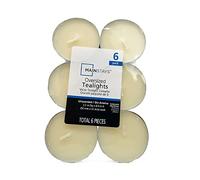 OnlineStreet Tealight Candles - Unscented Maxi Tealights/Oversized Tealights with Upto 10 Hours Burning Time | Home Decor, Long Lasting Wax Candles (Ivory Oversized Tealights (Pack of 1))