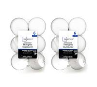 OnlineStreet Tealight Candles - Unscented Maxi Tealights/Oversized Tealights with Upto 10 Hours Burning Time | Home Decor, Long Lasting Wax Candles (White Oversized Tealights (Pack of 2))