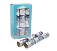OnlineStreet The Snowman Christmas Crackers | Pack of 6 Crackers With Novelty Gifts | Decor Pack Party Crackers, white, L