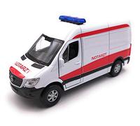 Onlineworld2013 Model Car Sprinter Emergency Doctor White Car Scale 1: 34-39 licensed