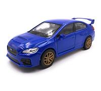 Onlineworld2013 Model car WRX STI sports car blue car scale 1: 34-39 licensed