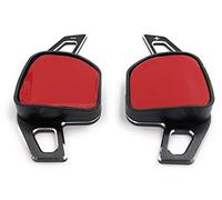 onlineworld2013 Shift Paddle Shifter Extension for Seat Leon 5F, Cupra, Ibiza 6F, Arona, Ateca, Leon ST, Alhambra - Aluminium, 100% Aluminium, Black