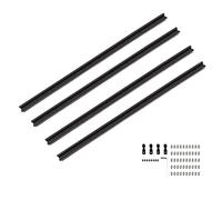 ONLISUM 4PCS 2020 V Type Aluminum Profile 600mm European Standard Anodized Linear Rail Aluminum Extrusion Frame for DIY 3D Printer and CNC Machine
