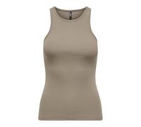 Onlkenya Life Rib Tank Top JRS Noos, Walnut, 3XL