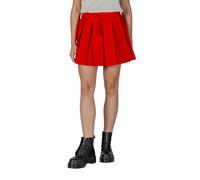 Onlmarine Life Mw String Pleat Tlr Mini Skirt - female - ONLY - Short Skirts - Red - S - Skirts S