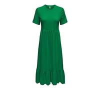 ONLY Women's Onlmay Life S/S Peplum Calf Dressbox JRS Maxi Dress, Green Bee, S