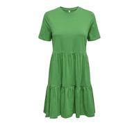 ONLY Women's Onlmay Life S/S Peplum Dress Box JRS Jersey, Green Bee, S