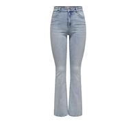 Onlmila Hw Flared DNM Bj837 Noos, Light Blue (Light Blue Denim), 27W x 32L
