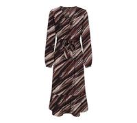 Onlnova Life Elite Amy Long Dress AOP, Brown Stone/AOP:589 Russet Graphic, XS
