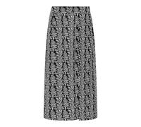 Onlnova Life Elite Piper Slit Skirt AOP, Black/AOP:592 Charm Boho, S