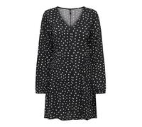 Onlnova Life Vis L/S Lucca Dress, Black, S