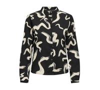 ONLY Women's Onlnova Life Vis L/S Maya Shirt Top, Black/AOP:592 Charm Boho, XS