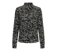 Onlnova Life VIS L/S Maya Shirt AOP, Black/AOP: 595 Lé Téxt, Large