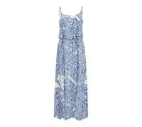 Onlnova Life Vis Strap Maxi Dress AOP, Mazarin Blue, 8