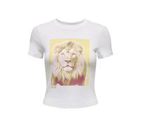 Onlpenny S/S Animal Top Box JRS, Bright White, XS