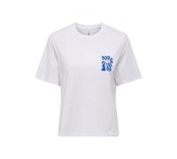 Onlrita S/S Flower Top Box JRS, Bright White, L