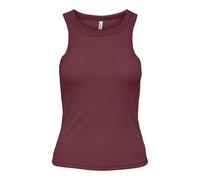 Onlryder S/L O-Neck Top JRS, Ruby Wine, S