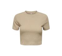 Onlstella S/S O-Neck Top Box JRS, Humus, M