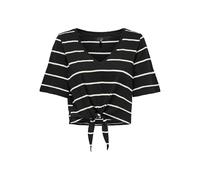 Onlsummer S/S V-Neck Knot Top JRS, Black, L