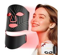 ONLUKY Red Light Therapy Face Mask - LED Light Therapy with Neck Device, 103 3 - in - 1 Beads, Rechargeable & Remote - controlled, Timing Function, Ideal for Home, Work, Travel, Yoga & Sleep