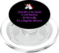 Only 10% of the World is Left-Handed, Southpaw Unicorn Gifts PopSockets PopGrip for MagSafe