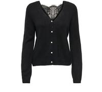 Only Adele Lace Detail Cardigan BLACK EXTRA SMALL