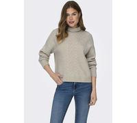 Only 'Amber 'Pattern Knit Jumper Pumice Stone