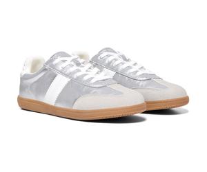 Only Amber Synthetic Women's Silver Trainers UK 4