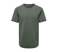 Only & Sons Men's Onsbenne Longy Tee Nf 7822 Noos T Shirt, Castor Gray, M UK