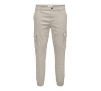 ONLY & SONS Men's Onscarter Life Cargo Cuff 0013 Pant Noos, Black, 32 W/32 L