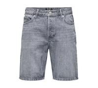 ONLY & SONS ONSEDGE MG 2042 AZG DNM Shorts, Medium Grey Denim, XL